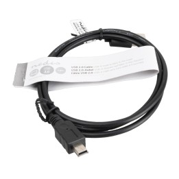 USB 2.0 cable male - mini male 5 pin 1.0 m black