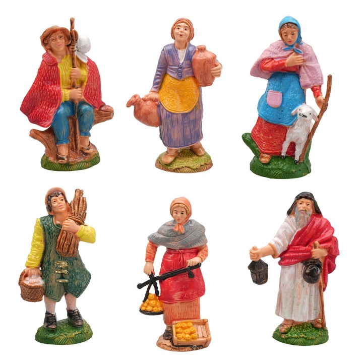 Set 6 statuine serie 10 cm