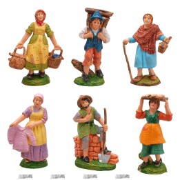 Set de 6 figuras de la serie 10 cm