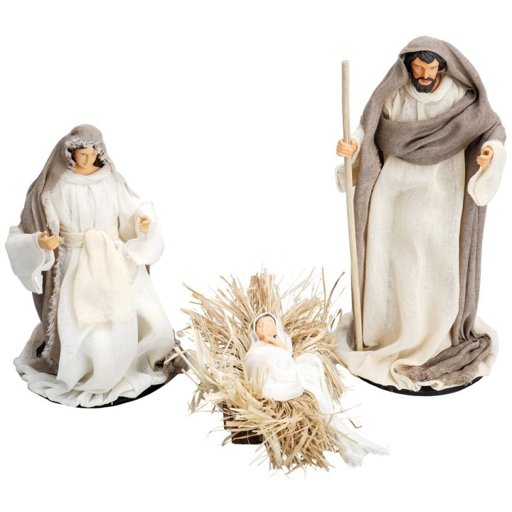Nativity 27 cm series in jute