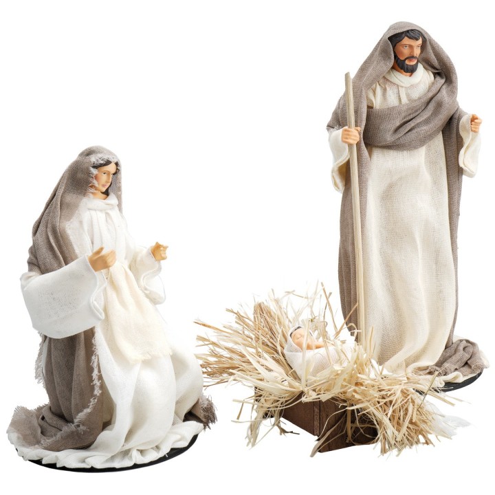 Natividad serie 27 cm en yute