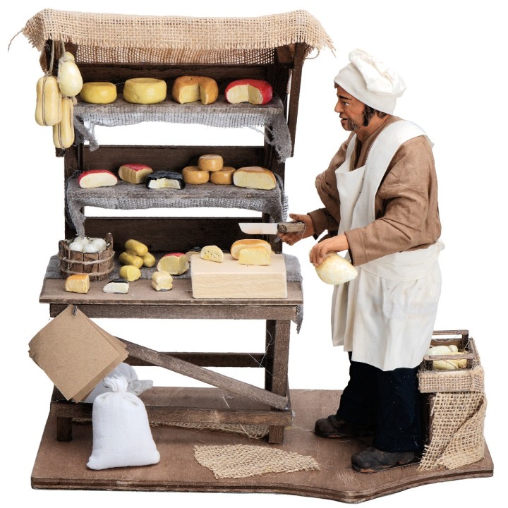 Cheese seller series 30 cm in motion