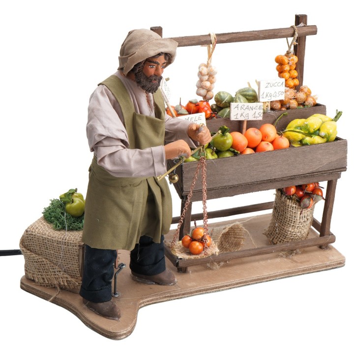 Fruit seller series 25 cm in motion