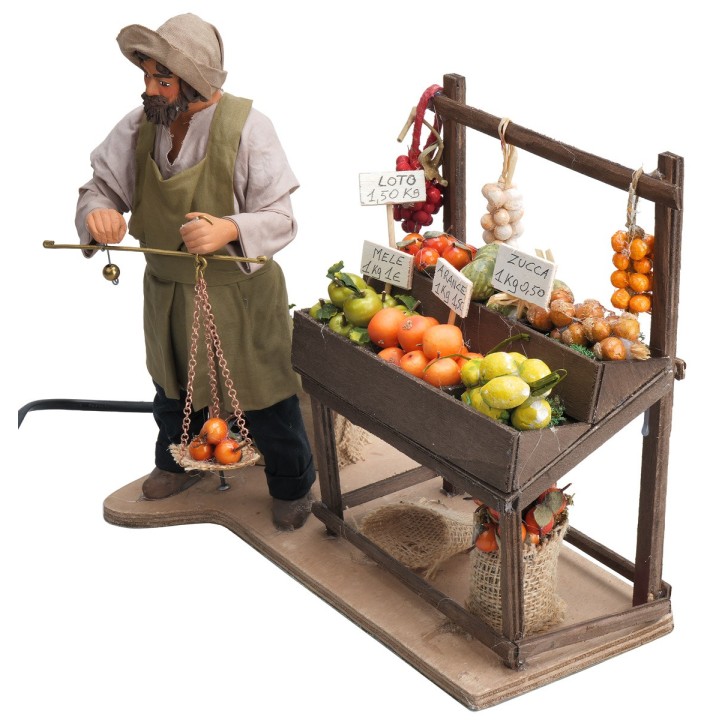 Fruit seller series 25 cm in motion
