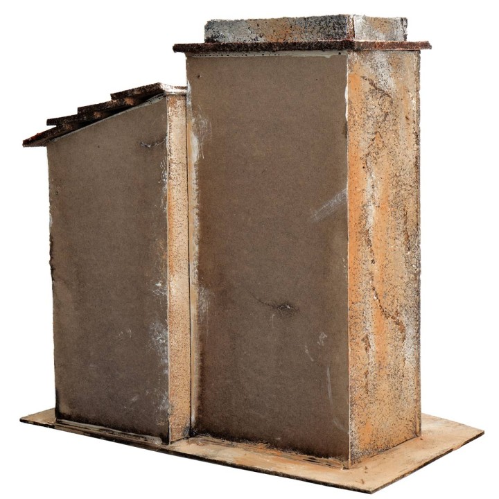 Neapolitan house with sloping side roof cm 28x17x28 h