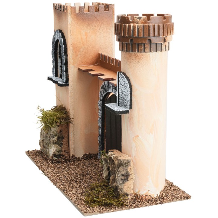 Castello presepe cm 26x14x22,5 h