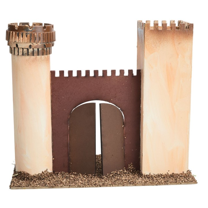 Nativity scene castle cm 26x14x22.5 h