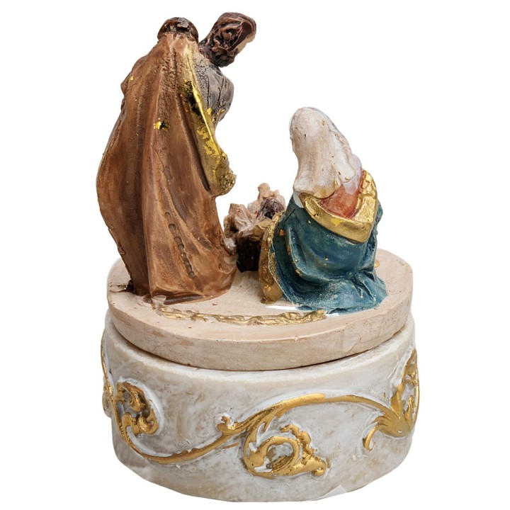 Estuche Natividad en resina 4 cm