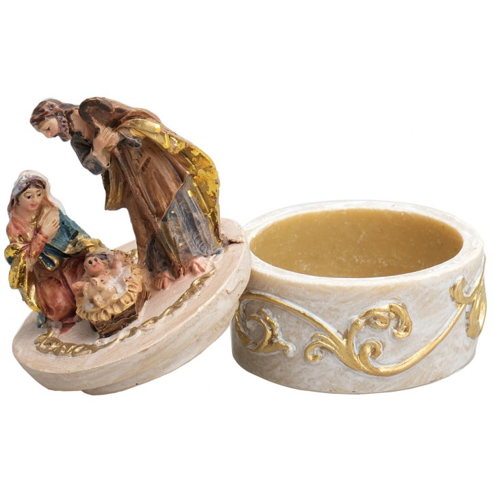 Cofanetto Natività in resina 4 cm