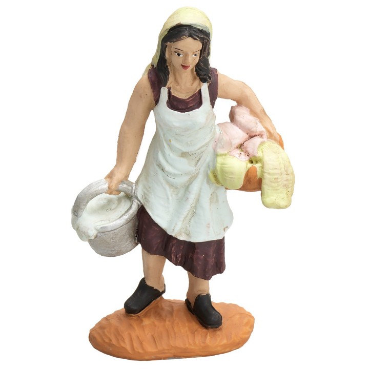 Lavandaia con cesto del bucato 9 cm Oliver