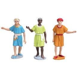 Set tre statuine serie 8 cm Oliver