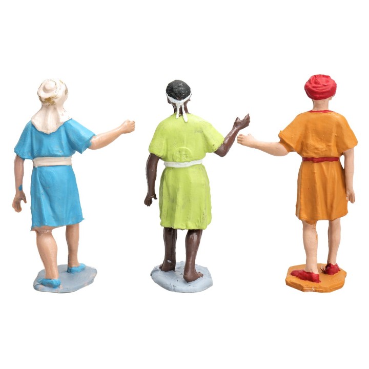 Set tre statuine serie 8 cm Oliver