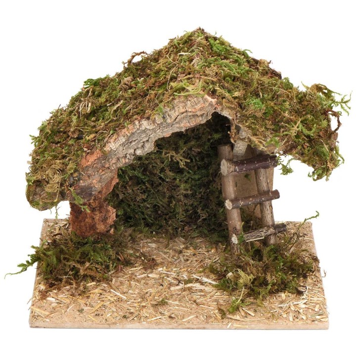 Choza con Natividad 8 cm Landi cm 23,5x15x19,5 h