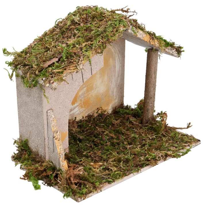 Hut with semi-arch opening cm 23.5x15x19.5 h