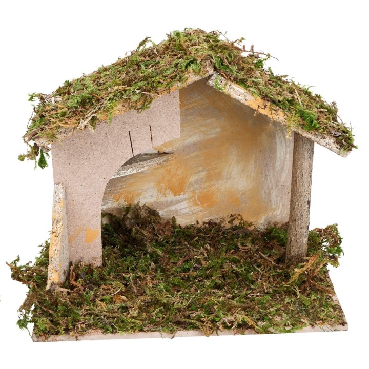 Hut with semi-arch opening cm 23.5x15x19.5 h
