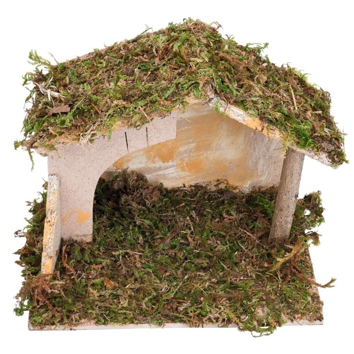 Hut with semi-arch opening cm 23.5x15x19.5 h