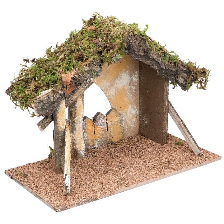 Cabaña con cerca cm 31,5x17x23 h