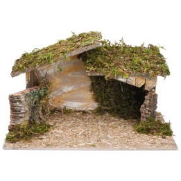 Capanna con tetto irregolare cm 40x23x23 h