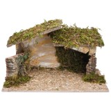 Capanna con tetto irregolare cm 40x23x23 h