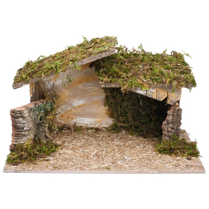 Capanna con tetto irregolare cm 40x23x23 h