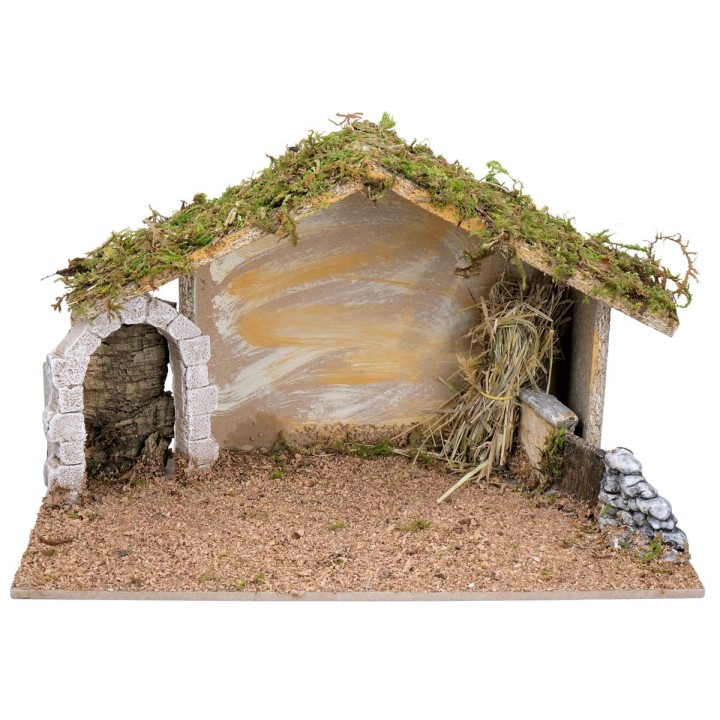 Establo con puerta de arco cm 40X23X24 h