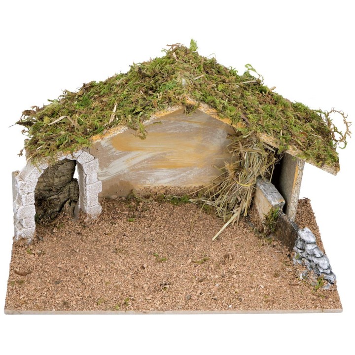Hut with arched doorway cm 40X23X24 h