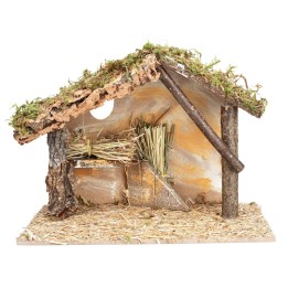 Cabaña con ventana de 31x17x23 cm h