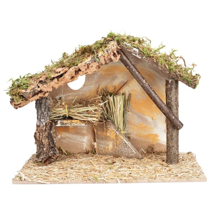 Cabaña con ventana de 31x17x23 cm h