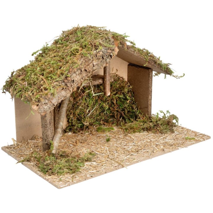 Hut with central platform cm 40x23x24 h