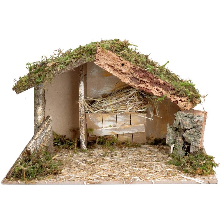 Hut with manger cm 40x23x24 h