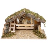 Stable with manger and side ladder cm 40x23x23 h