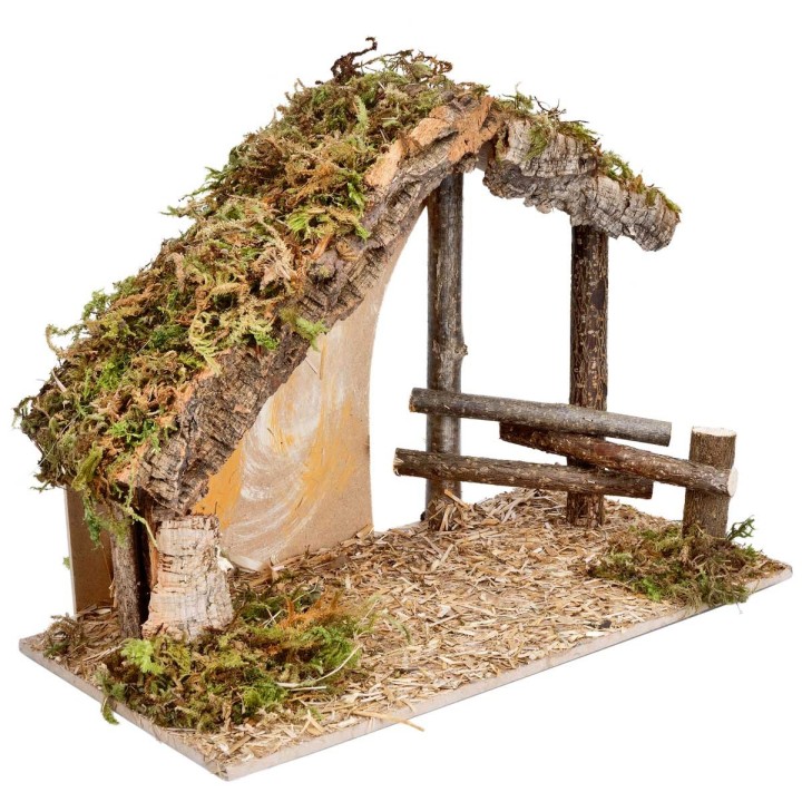 Capanna con staccionata cm 31,5x17x23 h
