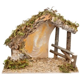 Cabaña con valla cm 31,5x17x23 h