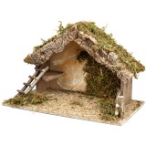 Cabaña con escalera de 50x28x32 cm h