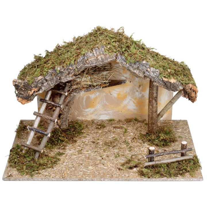 Cabaña con techo inclinado cm 60x35x35 h