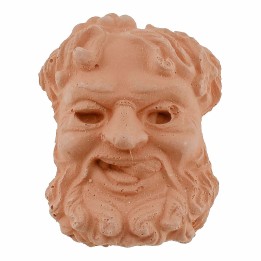 Terracotta Bacchus Head cm 3.2x4.4 h