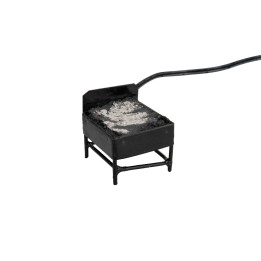 Brazier with ash low voltage 3.5 Volt cm 3.5x3x3.4 h