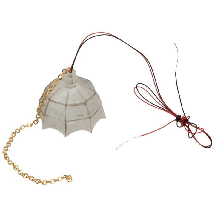 Ceiling chandelier with microlamp Ø 3.7 cm 12v