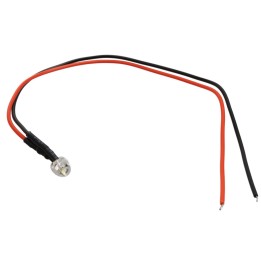 Led luz blanca cálida 5 mm 12 voltios