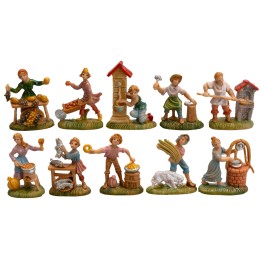 Set 10 oficios serie 4 cm Euromarchi