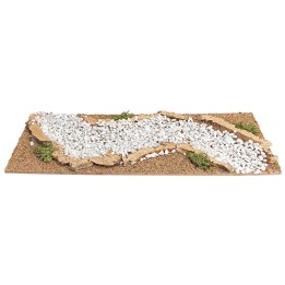 Carretera de tierra con doble curva modular cm 13x33x1 h