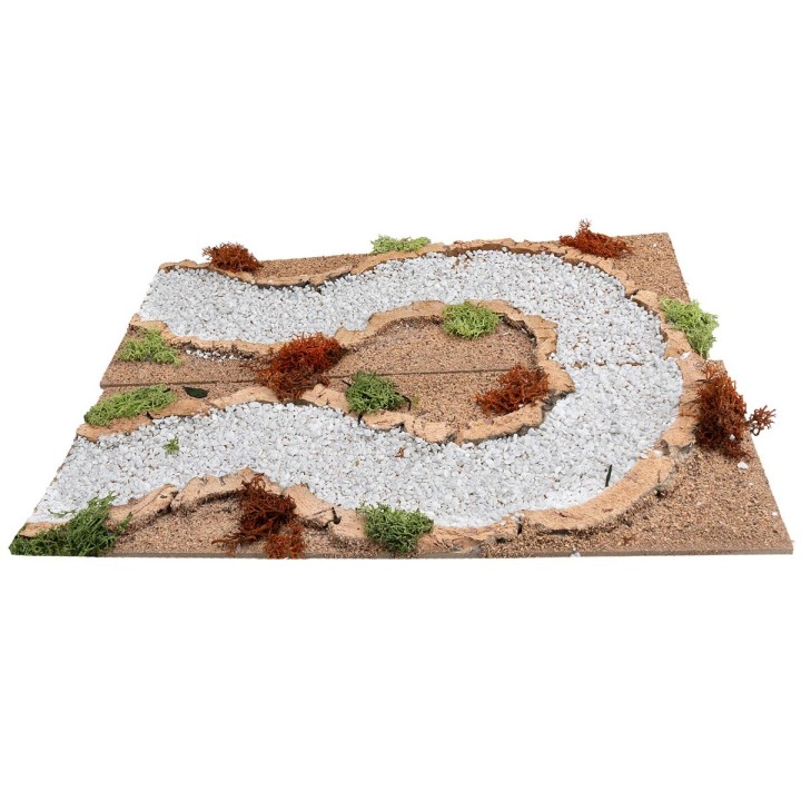 Strada curva a sinistra cm 13x33x1 h