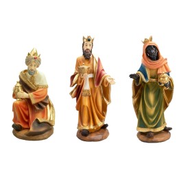 Set Tre Re Magi in resina serie 40 cm