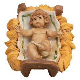 Niño Jesús en la cuna serie Euromarchi 16 cm en Lux