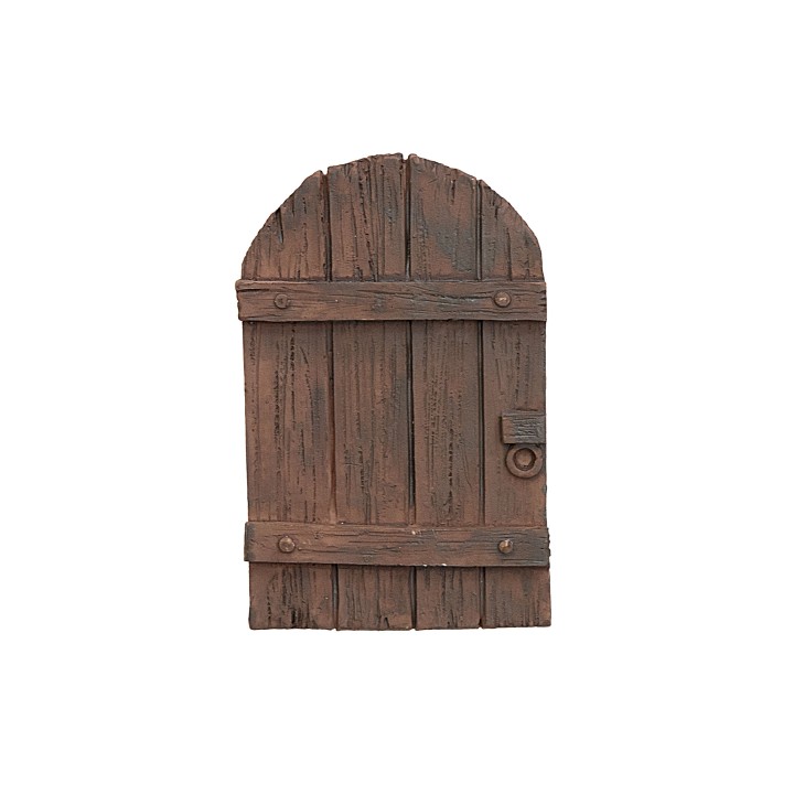 Wood effect resin door cm 6x0.8x9.5 h