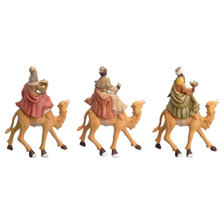 Tres Reyes Magos en camello en Lux serie 20 cm Euromarchi