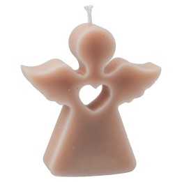 Angel Candle in scented soy wax with heart 9.8 cm