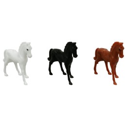 Conjunto de 3 caballos 4 cm