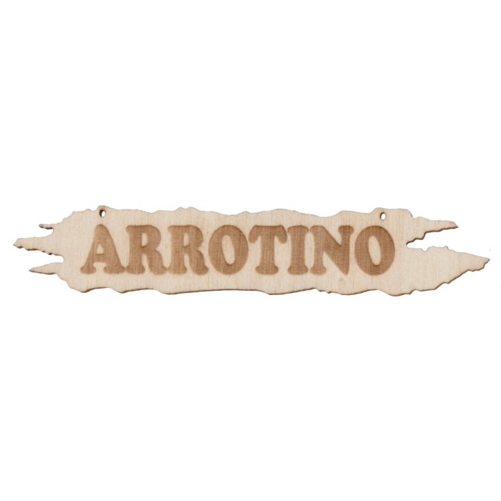 Letrero de nacimiento en madera cm 9,9x1,8 h disponible con