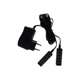 Alimentatore luci presepe con multipresa 10 posti luce fissa